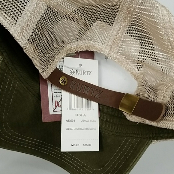 A. KURTZ "Made Strong" Trucker Baseball Cap OSFA - Picture 6 of 14